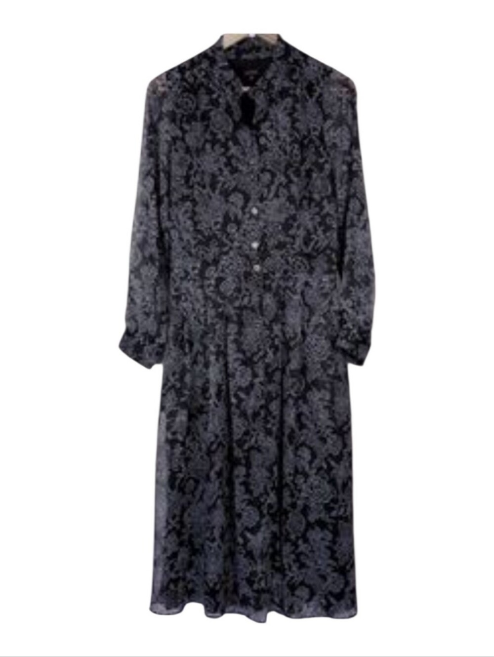 NWT Tallbots Long Sleeved Midi Button Down Dress 18W